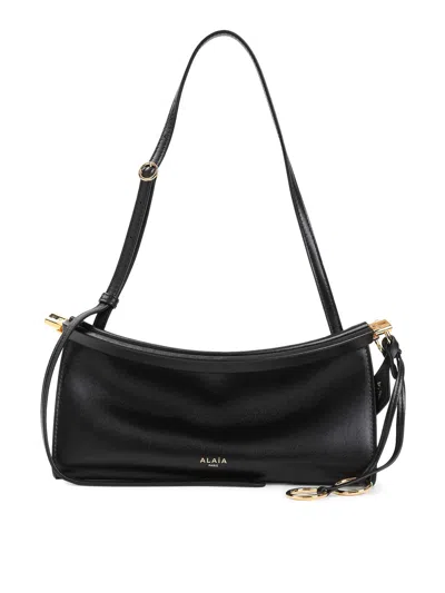 Alaïa Womens Noir East West Magnetic-frame Leather Shoulder Bag