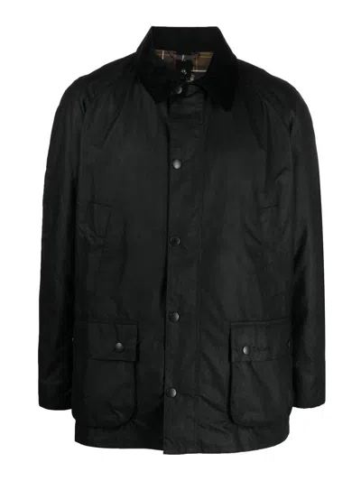 Barbour Ashby Realizzato In Cotone Cerato Sylkoil 203 G. Presenta Un Taglio Comodo. Chiusura Antivento Con B In Black