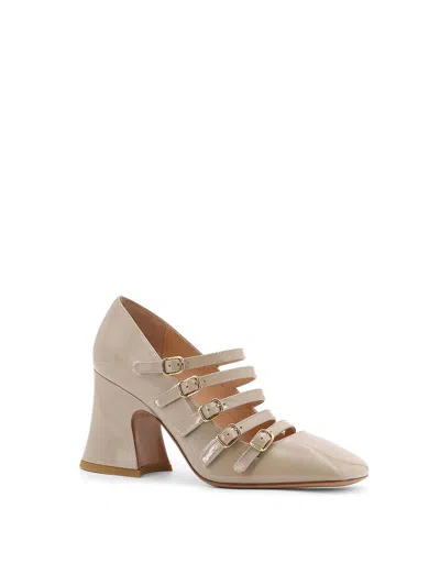 Chloé Janis Decollet In Paint In Brown