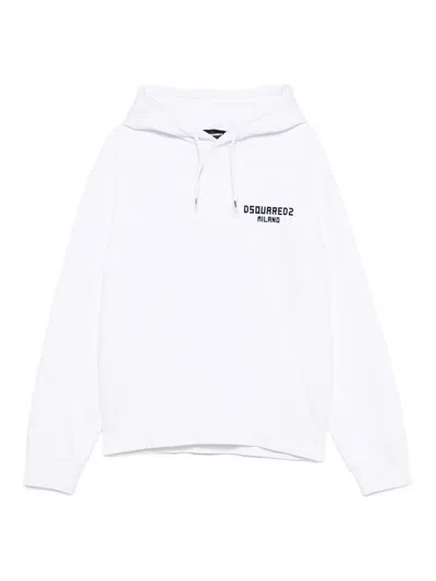 Dsquared2 Dsquared Men Just Right Hoodie In White