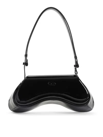 Diesel Play-crossbody Bag In Semi Gloss Leather In Multi
