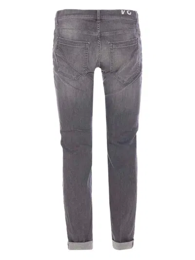 Dondup Slim-fit Gray Denim Jeans In Gray