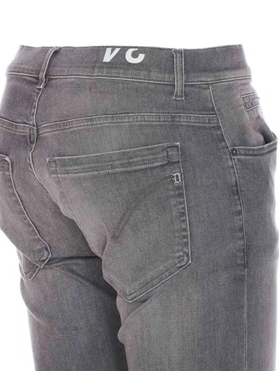 Dondup Slim-fit Gray Denim Jeans In Gray