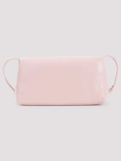Dries Van Noten Pillow Leather Shoulder Bag In Pink