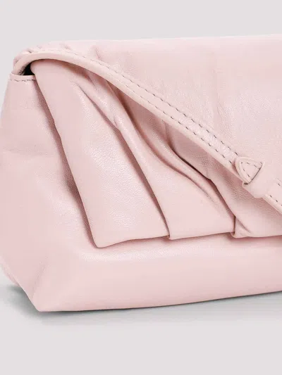 Dries Van Noten Pillow Leather Shoulder Bag In Pink