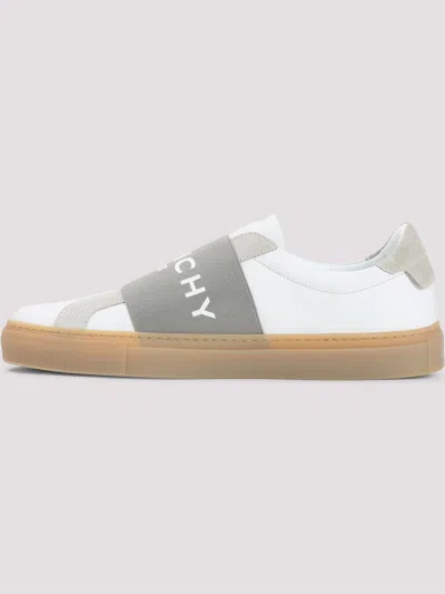 Givenchy Urban Street Sneakers In Leather And Suede With Elastic In White