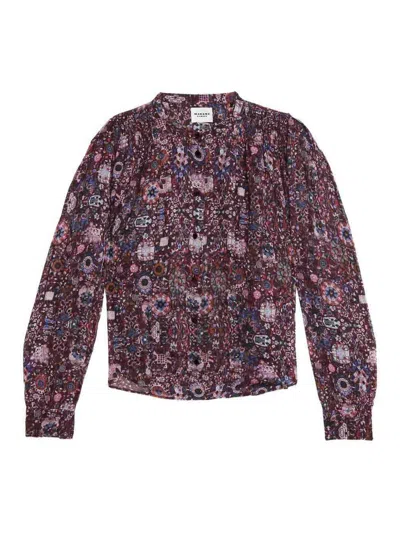 Isabel Marant Étoile Shirt Isabel Marant Etoile Woman Color Plum In Multi