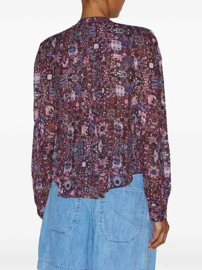 Isabel Marant Étoile Shirt Isabel Marant Etoile Woman Color Plum In Multi