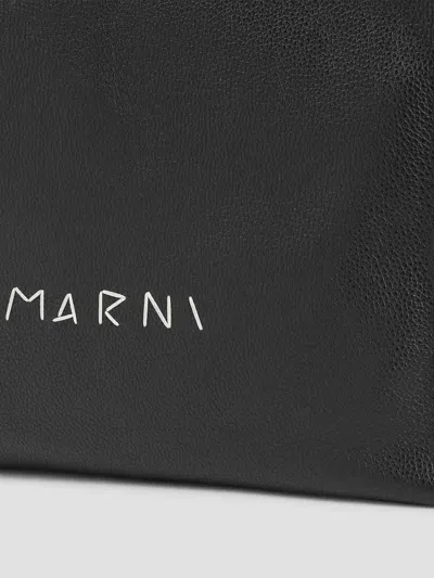 Marni Museo Soft New Large Shoulder Bag In Black