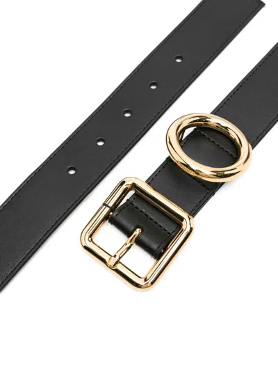 Jacquemus Le Ceinture Regalo Leather Belt In Black