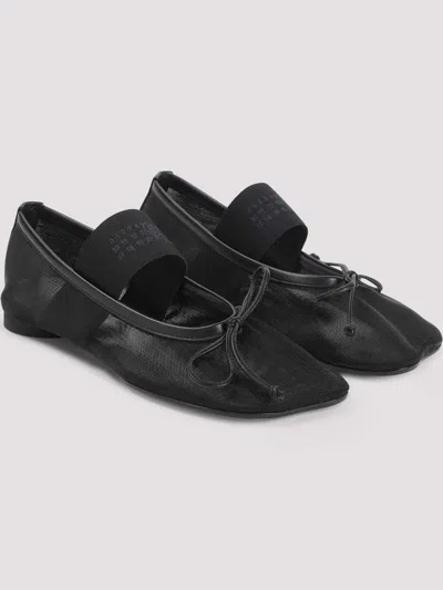 Mm6 Maison Margiela Mm6 By Maison Margiela "anatomic" Ballet Flats – Black In Black