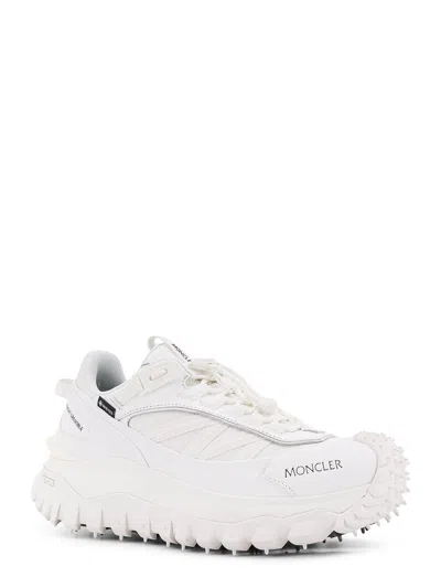 Moncler Waterproof Trailgrip Gtx Sneakers With Carbon Fiber In White