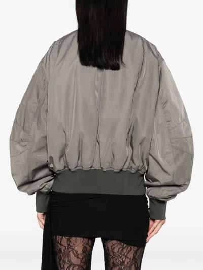 Attico Bomber ''anja'' Grey In Brown