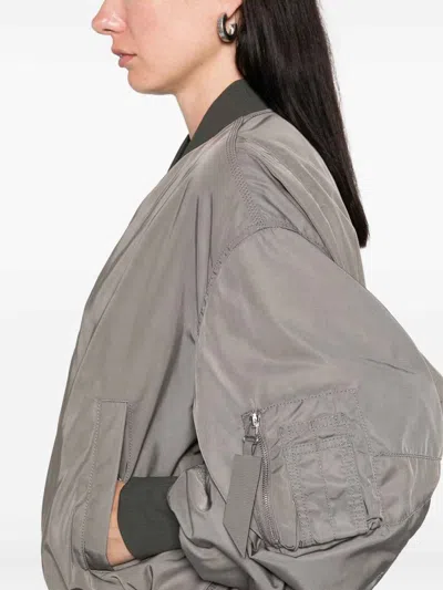 Attico Bomber ''anja'' Grey In Brown