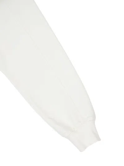 Casablanca Text Hoodie With Drawstring And Pocket In White