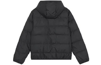 New Balance Logo Casual Down Jacket 'black'