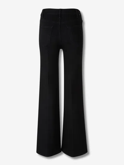 Mother Straight Jeans In Black