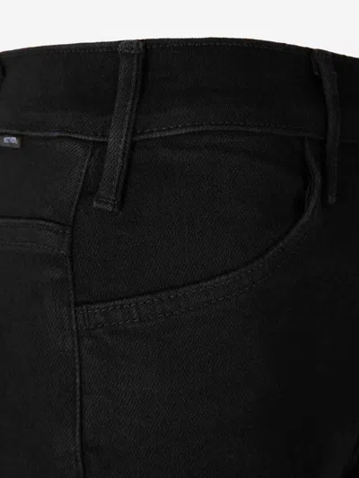 Mother Straight Jeans In Black