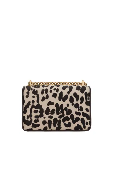 Valentino Vain Leopard-print Calf Hair Shoulder Bag In Multi