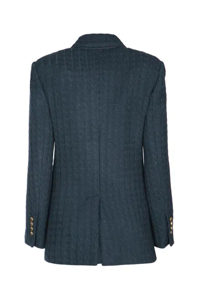 Brunello Cucinelli Cashmere Suit-type Jacket In Blue