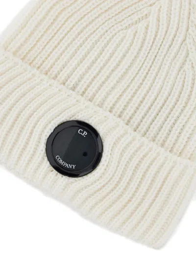 C.p. Company Cp Company Accessories Knit Cap In Extrafine Merino Wool In Neutral