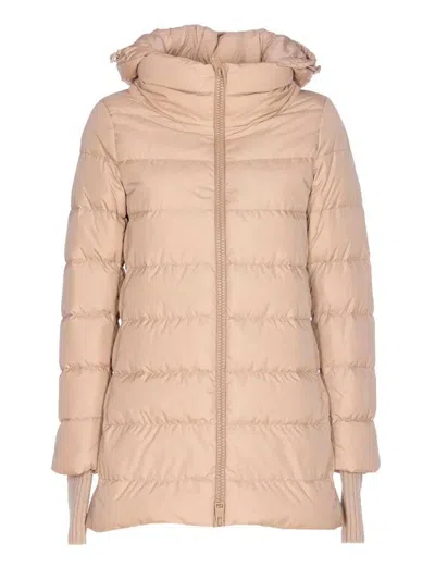 Herno Hooded Zip-up Padded Jacket Clothing In Multi