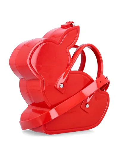 Comme Des Garçons Unique Mini Bag Detachable Strap In Red