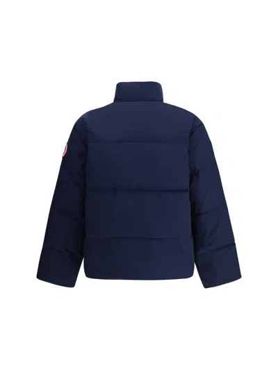 Canada Goose Men Parka Bayview In Blue