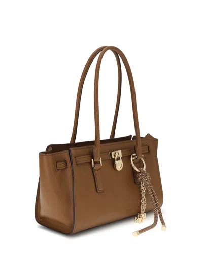 Michael Kors Leather Shoulder Bag In Brown