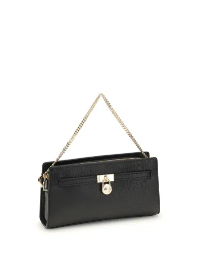 Michael Kors Hamilton Shoulder Bag In Black