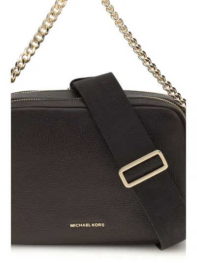 Michael Kors Bryant Hammered Leather Shoulder Bag In Brown