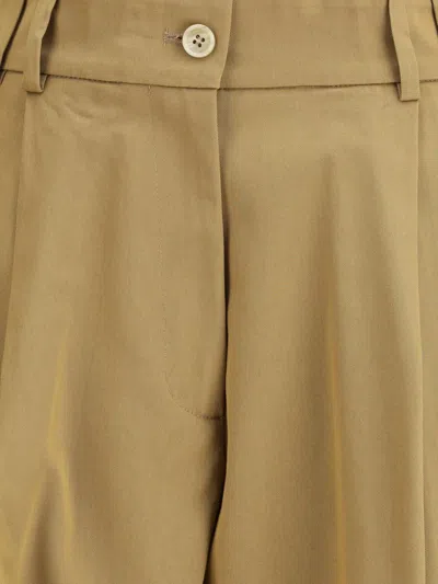 P.a.r.o.s.h P. A.r. O.s. H. Cedro Trousers In Cotton In Brown