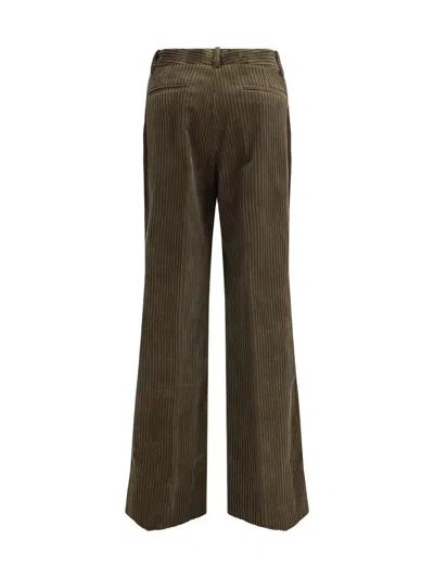 P.a.r.o.s.h P. A.r. O.s. H. Straight Ribbed Trousers In Gray
