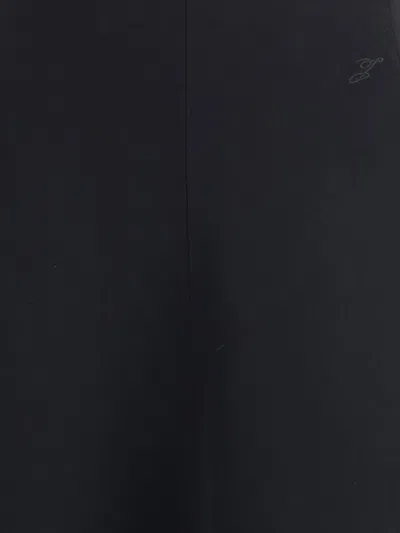 Jacquemus Flared Maxi Skirt In Black