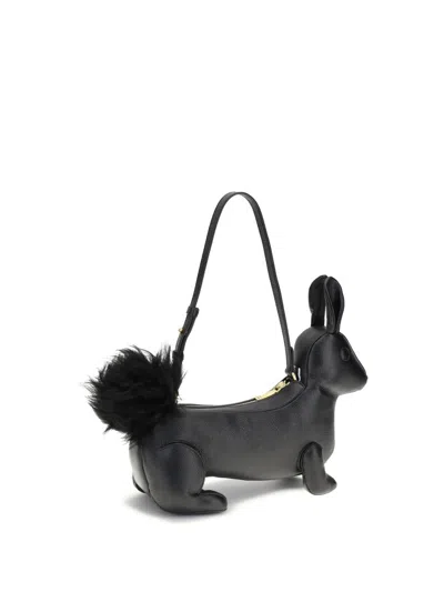 Thom Browne Shoulder Bags In Black