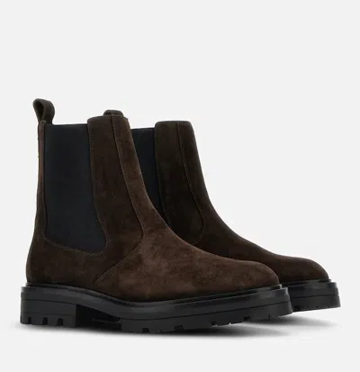 Hogan Boots In Brown