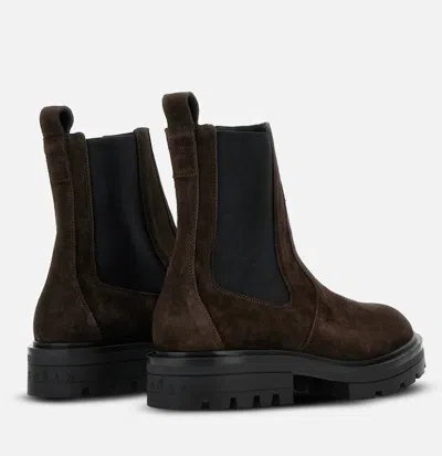 Hogan Boots In Brown
