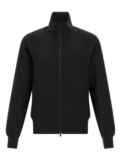 Y-3 Sport Sweatshirt With High Collar And Ribbed Cuffs In Black