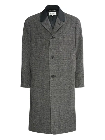 Maison Margiela Wool Coat In Multi