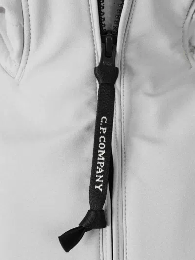 C.p. Company C.p.company Zip-front Jacket With Hood In Gray