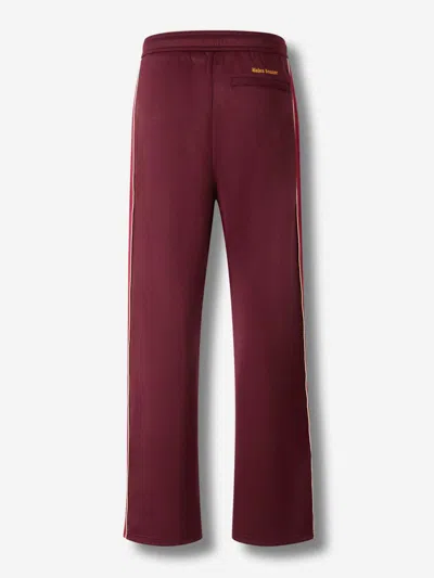 Wales Bonner Essence Jersey Track Pants In Burgundy