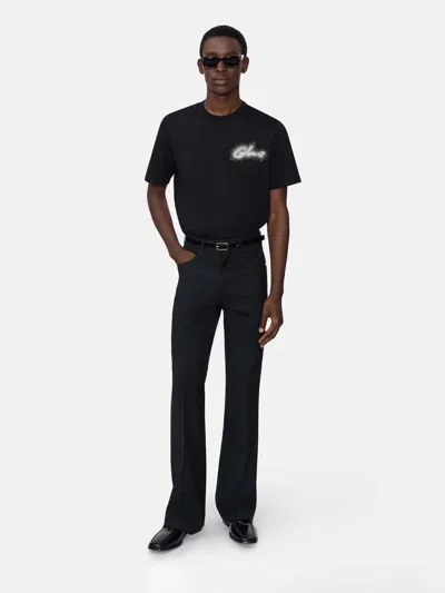 Amiri Crystal Script T-shirt In Black