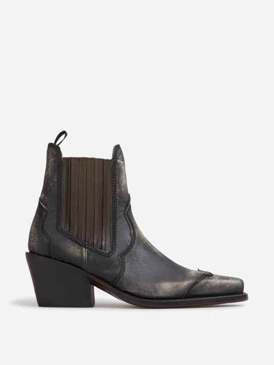 Dsquared2 Pointed Ankle Boots In Multi
