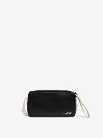 Jacquemus Shoulder Bag The Horizontal Black Rope Men In Black
