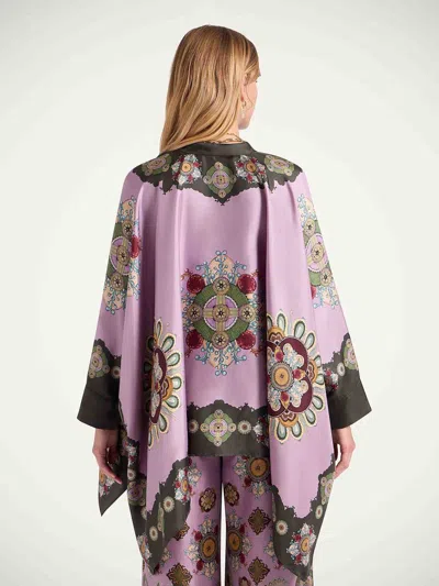 La Doublej Silk Foulard Shirt In Multi