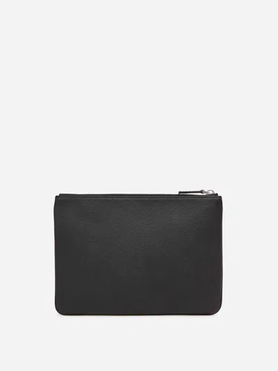 Valentino Garavani Leather Hand Bag In Black