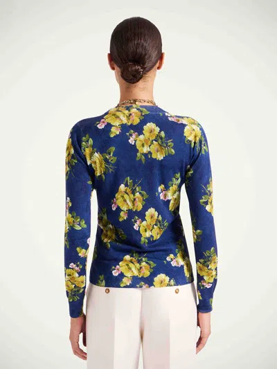 La Doublej Round Neck Jumper In Blue
