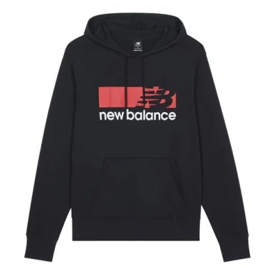 New Balance Men's  Contrasting Colors Logo Printing Black