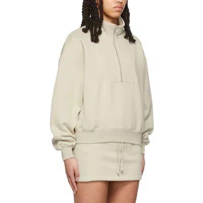 Essentials (wmns) Fear Of God  Ss22 Half-zip Pullover 'wheat' In Neutral