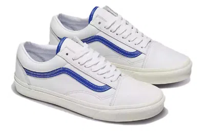 Vans Old Skool White / Blue Vn0007ntz5d Men's In Multi